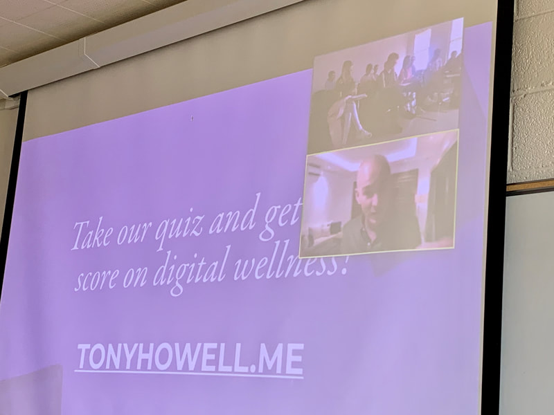Zoom Masterclass with Tony Howell, Digital Wellness for Artists, Spring 2020